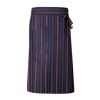 Blue Stripe Stylish Unisex Half-length Kitchen Aprons Chefs Cooking Cook Apron