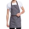 Brown Stylish Kitchen Aprons Jeans Cooking Apron Halt Top Chefs Cook Apron