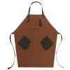 Fashion Wearable Chefs Cook Apron Stain-resistant  Kitchen Aprons Coffee Restaurant Work Clothes,F