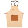 Fashion Wearable Chefs Cook Apron Stain-resistant  Kitchen Aprons Coffee Restaurant Work Clothes,M
