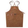 Fashion Wearable Chefs Cook Apron Stain-resistant  Kitchen Aprons Coffee Restaurant Work Clothes,U