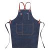 Fashion Wearable Chefs Cook Apron Stain-resistant  Kitchen Aprons Coffee Restaurant Work Clothes,#2