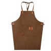 Fashion Wearable Chefs Cook Apron Stain-resistant  Kitchen Aprons Coffee Restaurant Work Clothes,#4