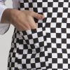 Mens Chef Bistro Apron Aprons Bib for Cooking/Baking/Cleaning - Checks