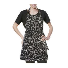 Pure Cotton Chef Apron Bistro Aprons Bib for Cooking/Baking/Cleaning, Unisex