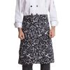 Chef Half Apron Waist Bistro Aprons with Pocket for Kitchen Cafe Cooking Baking