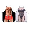 The New Muscular,Lace Lovers Kitchen Aprons   Couple Apron