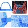 2 sets PVC Waterproof Oil-proof Apron for Home Kitchen Garden, BLUE