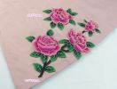 3 Counts Fuchsia Peony Patchs Flower Appliques