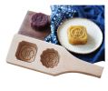 Dessert Baking Molds/Wooden Carving Baking Molds, Two Flower(25*8*3cm)