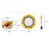 Fashion Coffee Cup Set English Style Tea Mug With Plate & Spoon (Horse)