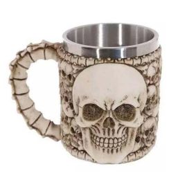 Great Collection Stainless Steel Skull Coffee Mug For 3D Design Fashion Tea Mug