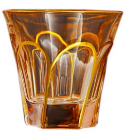 Twist Whiskey Glass Unique Elegant Old Fashioned Whiskey Glass#13