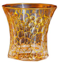 Twist Whiskey Glass Unique Elegant Old Fashioned Whiskey Glass#14
