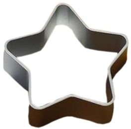 Aluminum Cartoon Biscuit Baking Molds Mousse/Vegetables/Fruit Cutting Molds Set of 5, Star