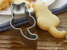 Aluminum Cartoon Biscuit Baking Molds Mousse/Vegetables/Fruit Cutting Molds Set of 5, Cat