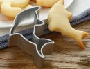 Aluminum Cartoon Biscuit Baking Molds Mousse/Vegetables/Fruit Cutting Molds Set of 5, Dolphin