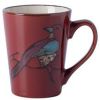 [Bird] American Style Retro Ceramic Cup Household Cup Coffee Cup Mug, Red [S]