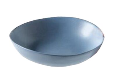 Ceramics Flat Dessert Cake Dish Platter Candy Dishes Salad Plate Ramen Bowl 6 Inch (Blue)