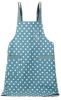 Japanese Style Cotton & linen Simple Cloth with Pocket Unisex Cooking Aprons, Blue