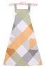Elegant Durable Cotton Apron with Pocket Simple Restaurant Apron Home Bib,Multicolour , Checker