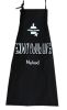 Durable Cotton Apron with Pocket Simple Restaurant Apron Home Bib,Blacks