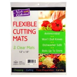 Cutting Mats - Clear - 2-Packs - Nicole Home Collection Case Pack 48