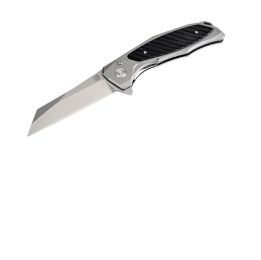 Artisan Megahawk Folder 3.6 in D2 Aluminum-Black G-10 Hndl