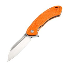 Artisan Eterno Folder 3.54 in D2 Blade Orange Curved G-10