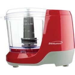 Brentwood Appliances 1.5-cup Mini Food Chopper (red)